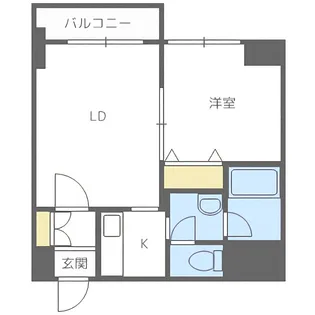 フランセジュール豊平三条【310号室】の間取り