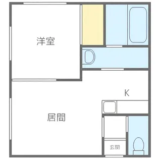 ワイルドベリー幌平橋【2階】の間取り
