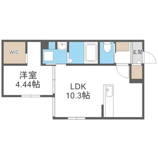 アーバス南円山【403号室】の間取り