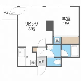 CORB(コルブ)【806号室号室】の間取り