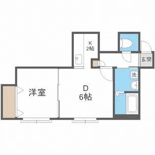 シャングリラ美園【3階】の間取り