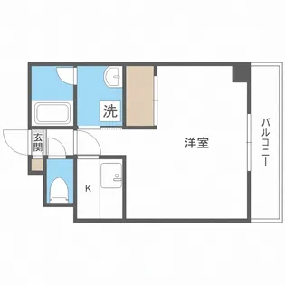 ルーブル4条館【8階】の間取り