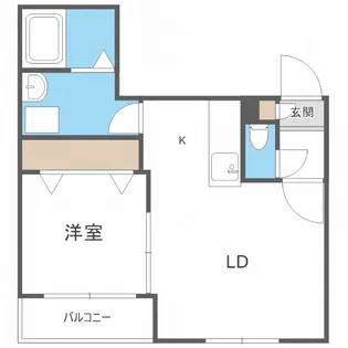 Leia札幌【2階】の間取り