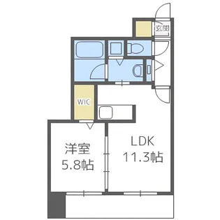 スペチアーレ伏見【6階】の間取り