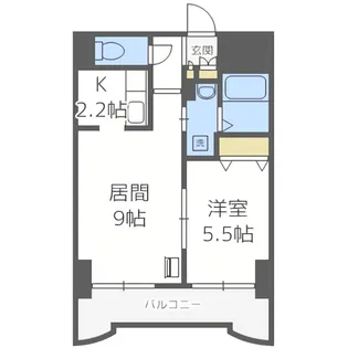 ティアラ資生館【10階】の間取り