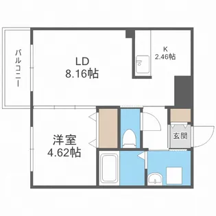 LILAC壱番館【4階】の間取り