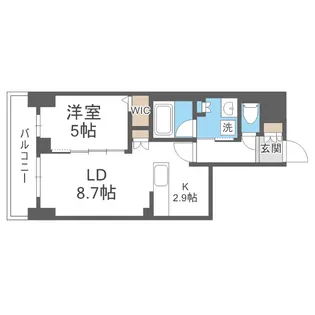 ジュノール札幌植物園【902号室】の間取り