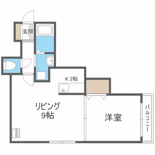 フォンテーヌ福住【4階】の間取り