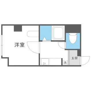 クロスコート【207号室】の間取り