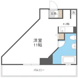 AMSTOWER南6条【9階】の間取り