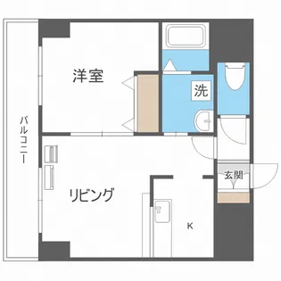 サンコート南6条壱番館【403号室】の間取り