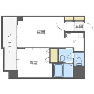 Fran Sejour山鼻【2階】の間取り