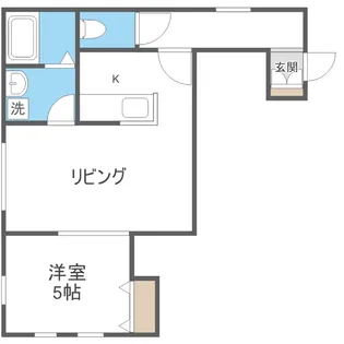 Cymbidium(シンビジウム)【105号室】の間取り
