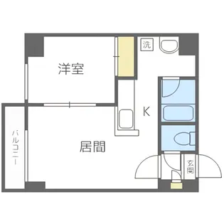 Ambiente131(アンビエンテ131)【7階】の間取り