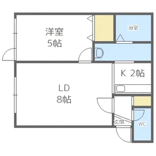 プラッツ南16条【1階】の間取り