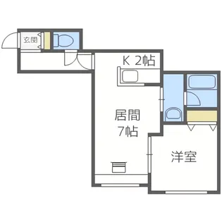 クレインコートⅡ【202号室】の間取り