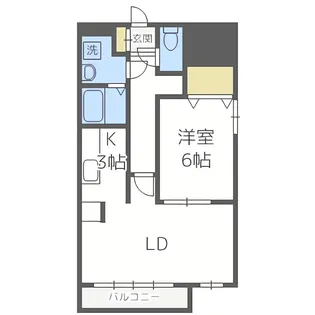 シャトー24【103号室】の間取り