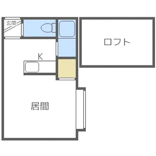 シャンドール札幌【201号室】の間取り
