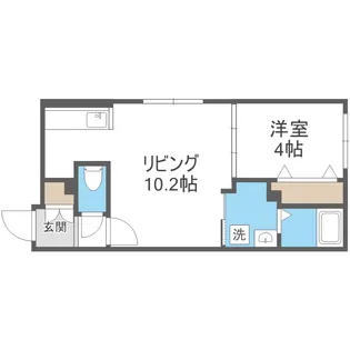 Saliente Yamahana(サリエンテ)【3階】の間取り