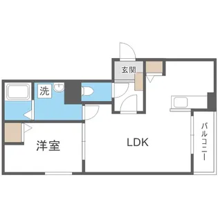 La vita comodo sapporo(ラ ヴィータ コーモド サッポロ)【3階】の間取り