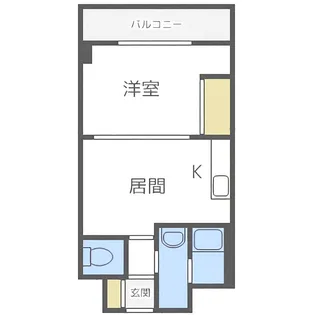 クリスタルコート【203号室】の間取り