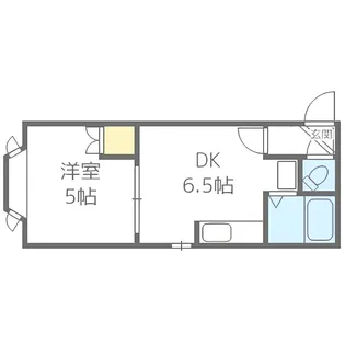 ヴィルヌーブ澄川【3階】の間取り