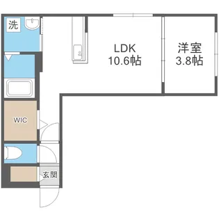 シティノーブル南郷13丁目【303号室】の間取り