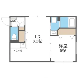 Posh桑園(ポッシュ桑園)【5階】の間取り