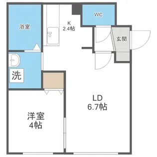 ARTISARA(アーティサーラ)【4階】の間取り
