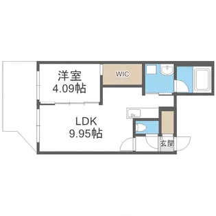 ラ・シュエットI【1階】の間取り