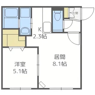 グランメール澄川駅南【301号室】の間取り