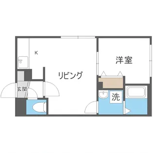 ラフィーネ学園前【2階】の間取り