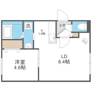 アステール【3階】の間取り