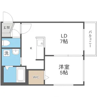 REGULUS桑園【3階】の間取り