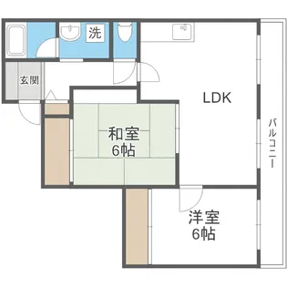 サンシャイン中島公園【301号室】の間取り