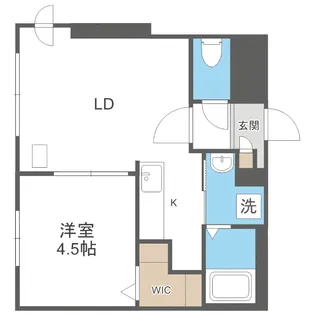 ワイズ白石【3階】の間取り