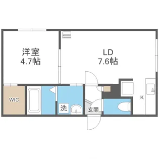 シティレジデンス南郷7丁目【4階】の間取り
