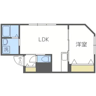 グランマーチ中島公園【5階】の間取り