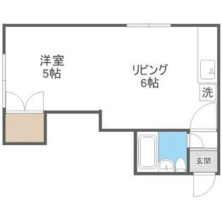 ノースコート白石【403号室】の間取り