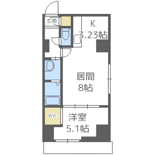 スペチアーレ・プリーモ【5階】の間取り
