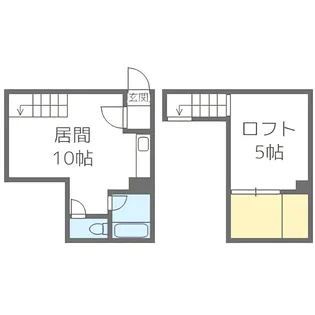 アーバンハイムアミリア南郷【1階】の間取り