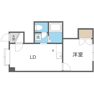 グランドール川下【3階】の間取り