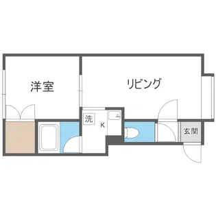 スペースI(アイ) II【102号室】の間取り