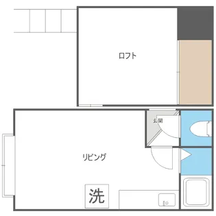 パルハイム厚別【2階】の間取り