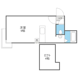 プレスティジャス美園【102号室】の間取り
