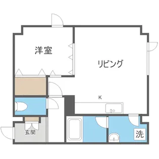 ライブヒア【202号室】の間取り