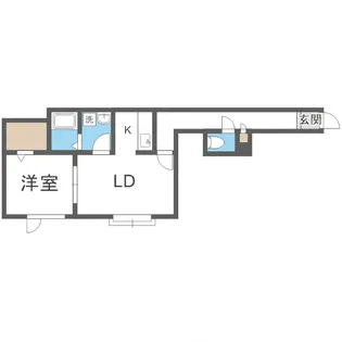 レイクサイド34【205号室】の間取り