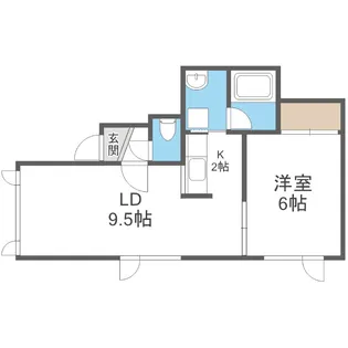 at brunch*陽だまりと彩り*【102号室】の間取り