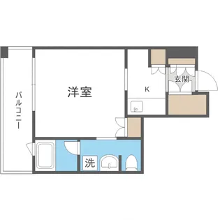 ラフィネタワー札幌南3条【3階】の間取り