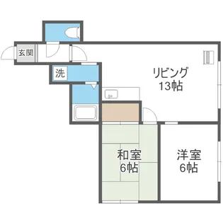 アーバン北郷【3階】の間取り